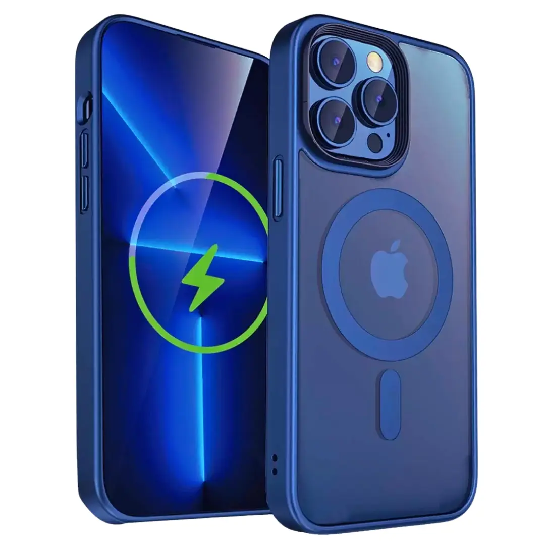 iPhone 16 Pro Max MagSafe Cam Smoke Twotone Case Blue